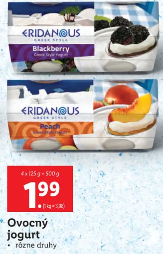 Čierna malina jogurt