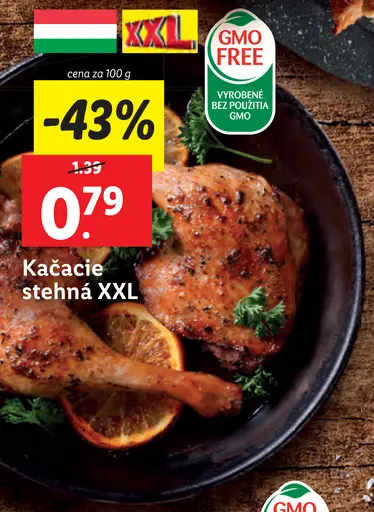 Kačacie stehná XXL