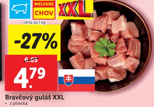 Bravčový guláš XXL