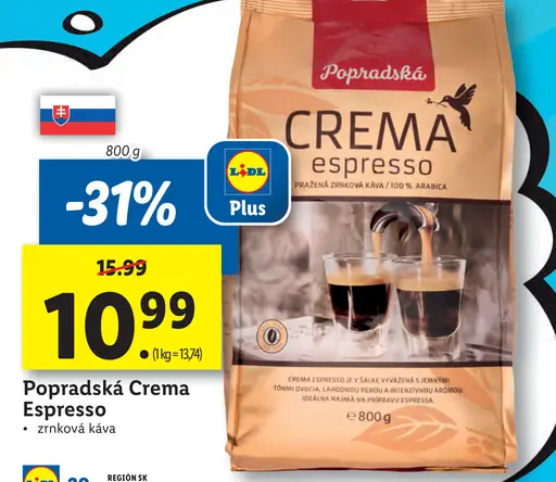 Popradská Crema Espresso