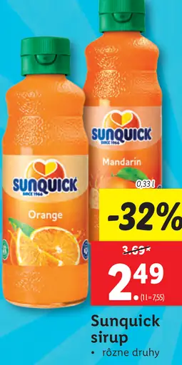 Sunquick sirup - Orange