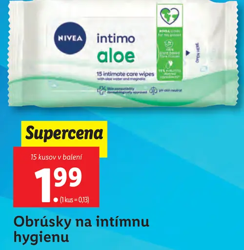 Obrúsky na intímnu hygienu