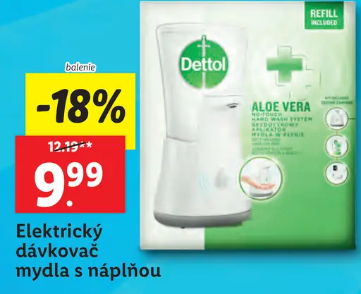 Elektrický dávkovač mydla s náplňou