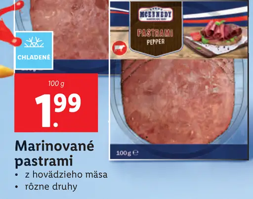 Marinované pastrami