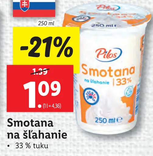 Smotana na šľahanie