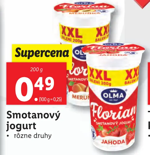 Smotanový jogurt