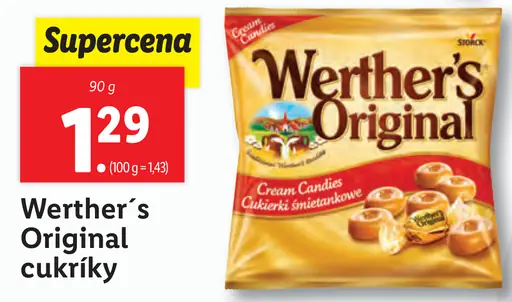 Werther´s Original cukríky