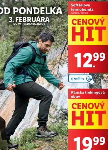 Pánska trekkingová obuv