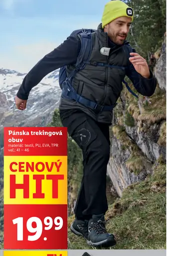 Pánska trekkingová obuv