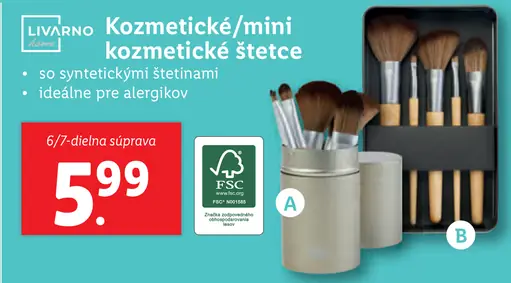 Kozmetické/mini kozmetické štetce