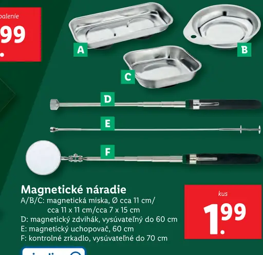 Magnetické nářadie A/B