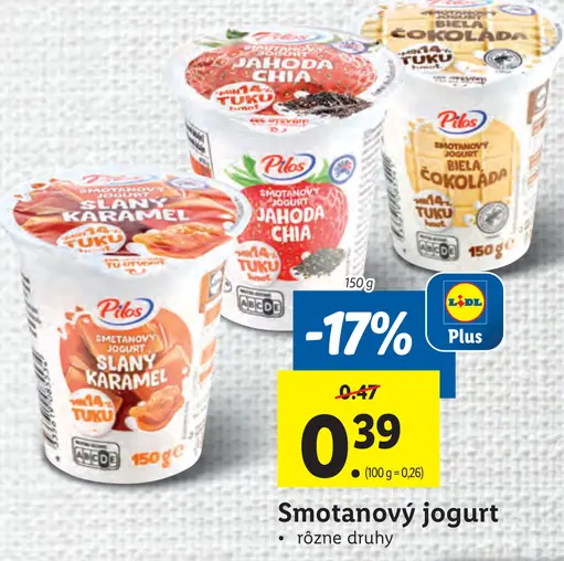 Pilos Smotanový jogurt