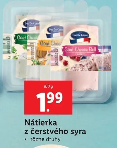 Nátierka z čerstvého syra