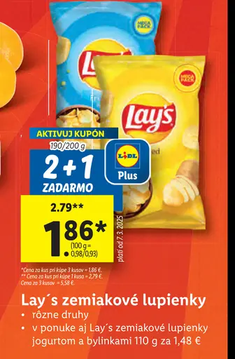 Lay's zemiakové lupienky