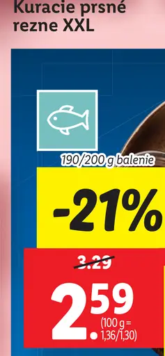 Kuracie prsia rezne XXL