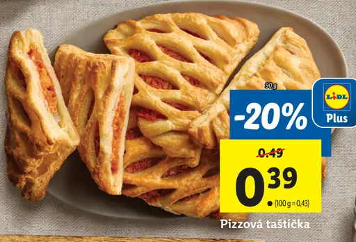 Pečivo Pizzová taštička