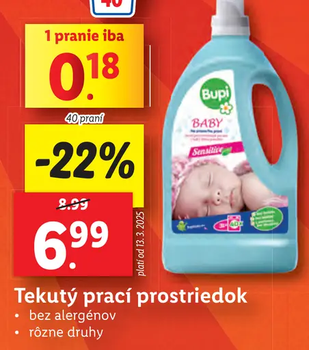 Bupi Baby tekutý prací prostriedok