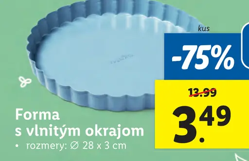 Royal VKB Forma s vlnitým okrajom