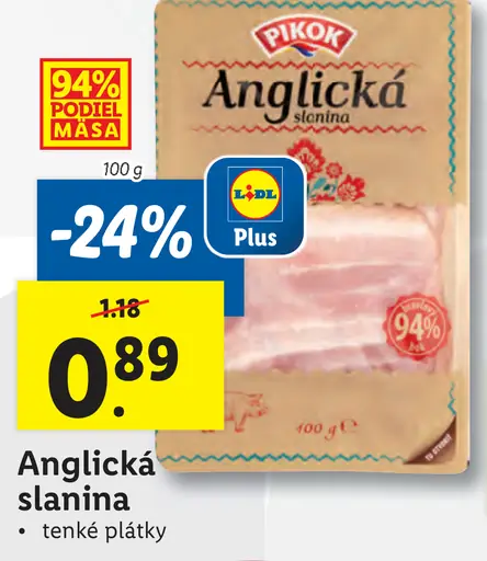 Pikok Anglická slanina