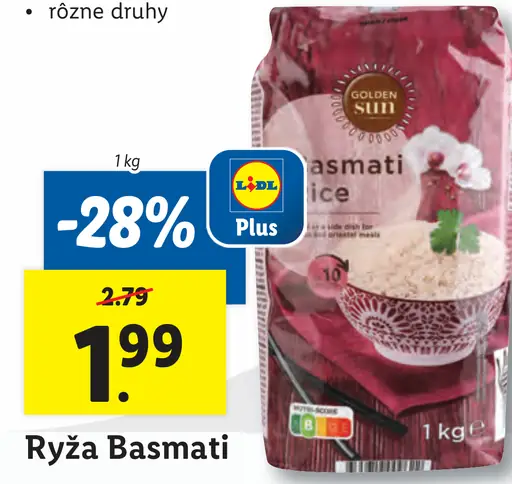 Golden Sun Ryža Basmati