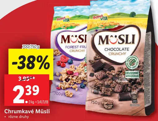 Bona Vita Chrunkavé Müsli