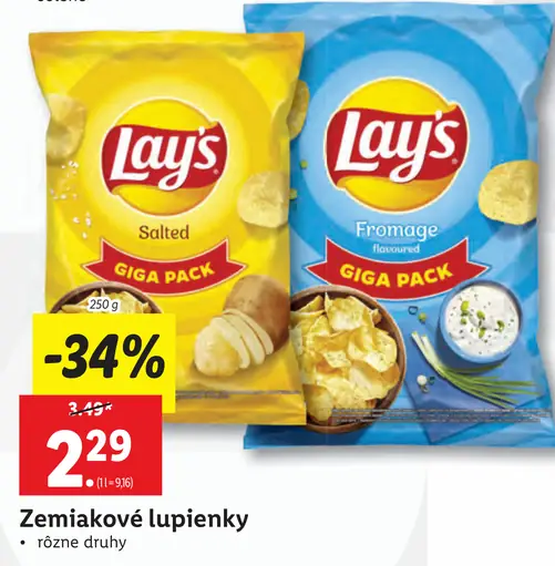 Lay's zemiakové lupienky