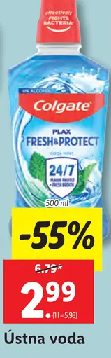 Colgate Ústna voda Plax Fresh Protect