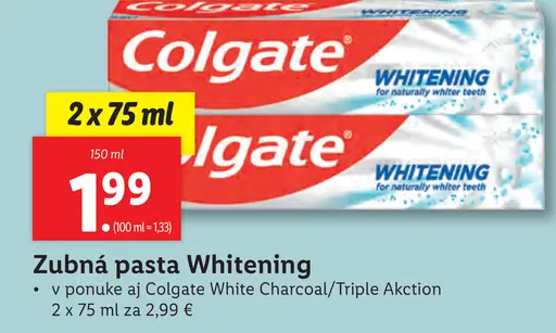 Colgate zubná pasta Whitening