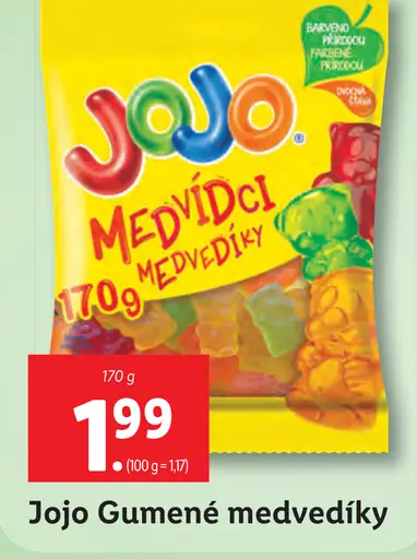 Jojo Gumenné medvedíky