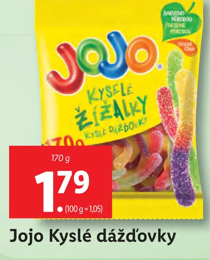 Jojo Kyslé dážďovky