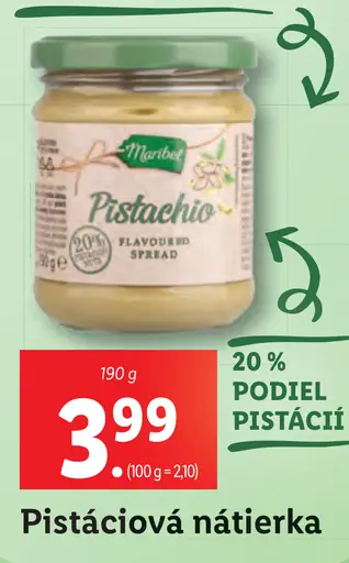 Meridian Pistáciová nátierka