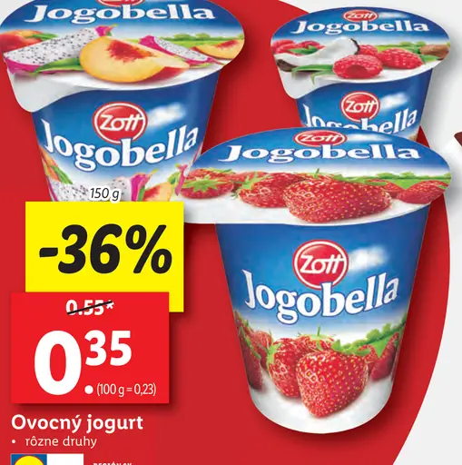 Zott Jogobella Jahodový jogurt