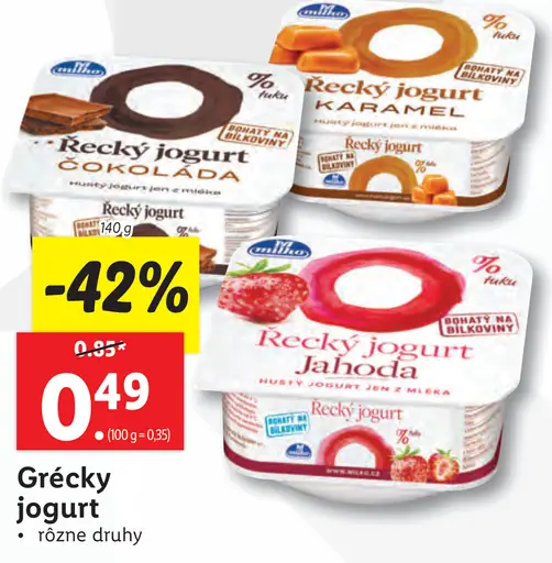 Milbona Grécky jogurt