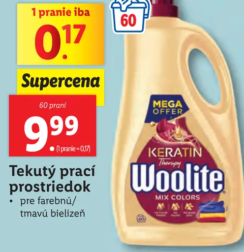 Woolite tekutý prací prostriedok