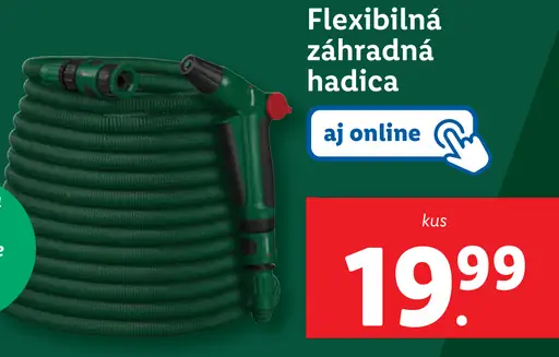 Parkside Flexibilná záhradná hadica