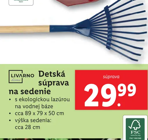 Livarno Detská súprava na sedenie