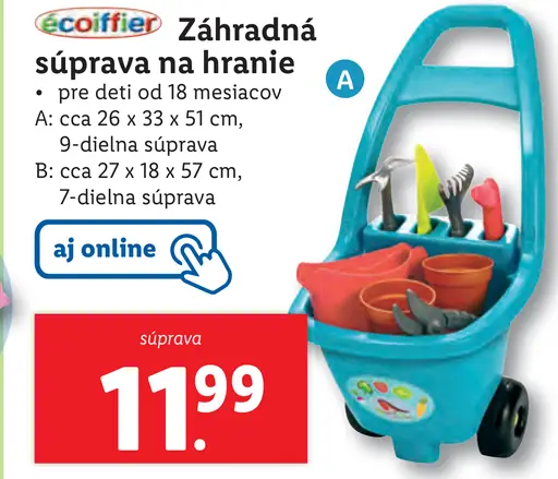 Ecoiffier Záhradná súprava na hranie