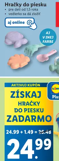 Playtive Hračky do piesku