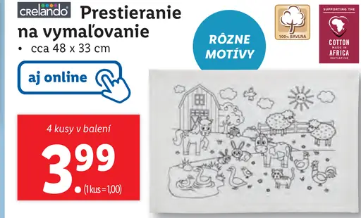 Crelando Prestieranie na vymaľovanie