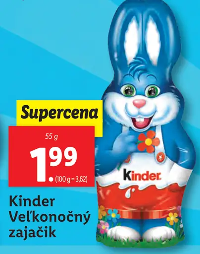 Kinder Veľkonočný zajačik