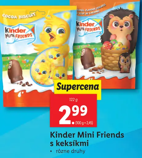 Kinder Mini Friends s kekšíkmi