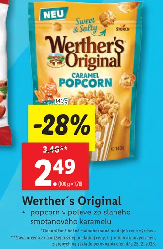 Werther's Original Popcorn