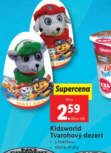 Kidsworld Tvarohový dezert