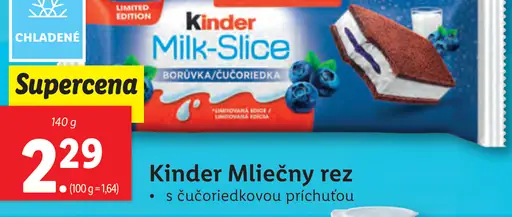 Kinder Mliečny rez