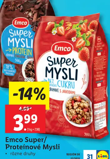 Emco Super / Proteinové Mysli