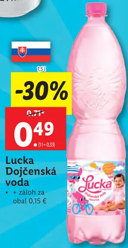 Lucka dojčenská voda