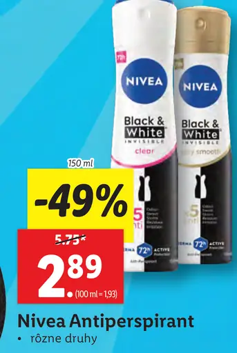 Nivea antiperspirant