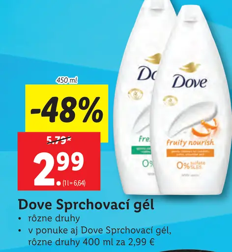 Dove Sprchovací gél