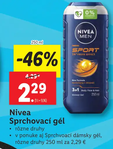 Nivea sprchovací gél