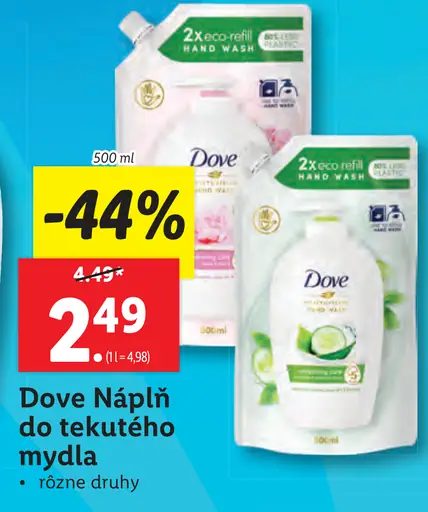 Dove Náplň do tekutého mydla